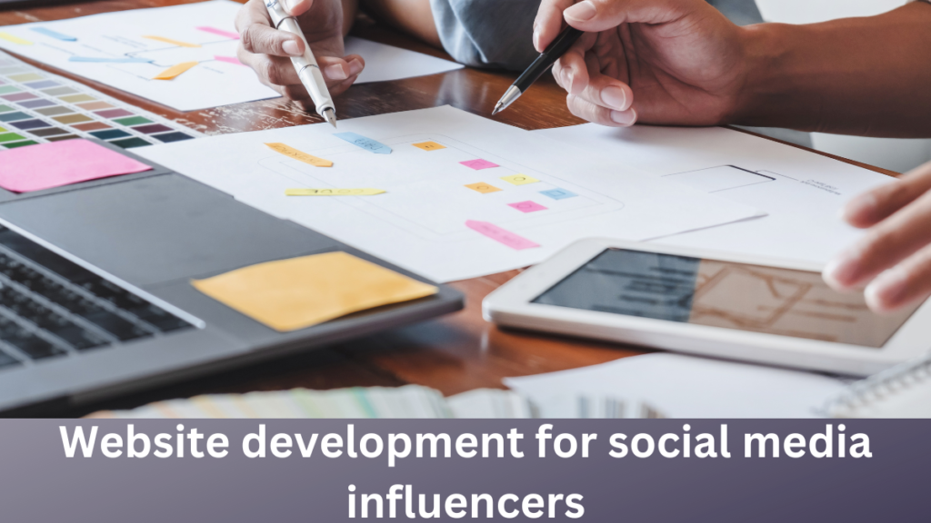 Website development for social media influencers-digitechgen.com-